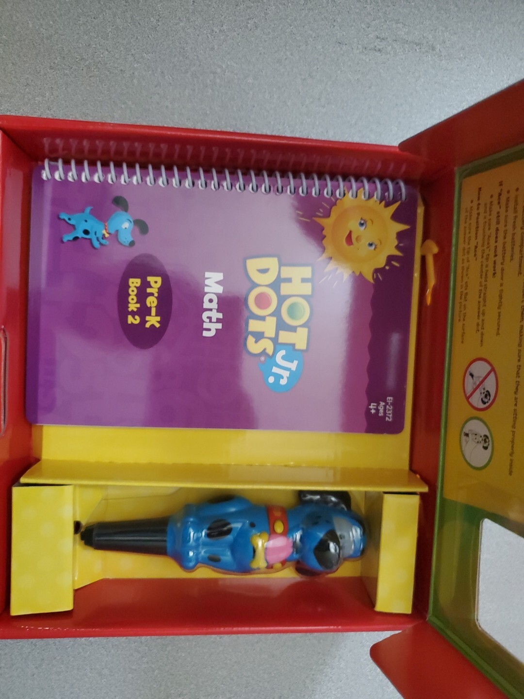 Hot Dots Let’s Master Math Pre-K Interactive Learning Ace Talking Teaching Pen
