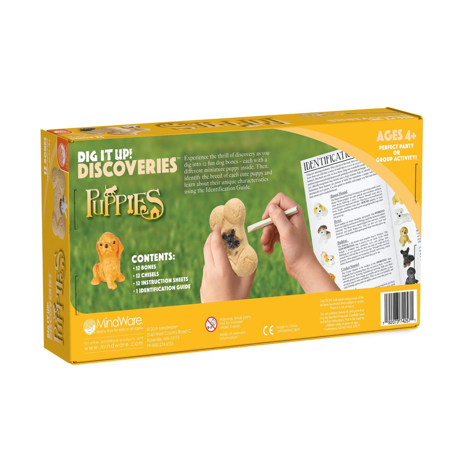 Dig it Up! Puppies Excavation Kit – Educational Toys for 4 and Up – Dig Kit w…