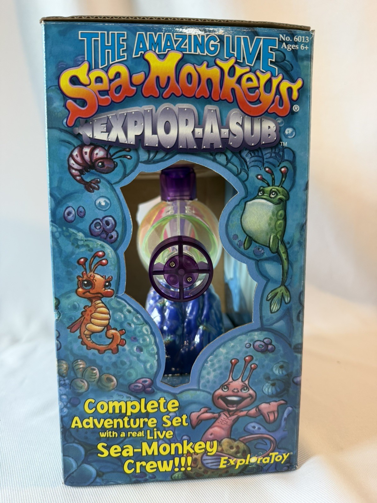 Vintage The Amazing Live Sea Monkeys EXPLOR-A-SUB Kit 2001 Exploratoy NOS RARE