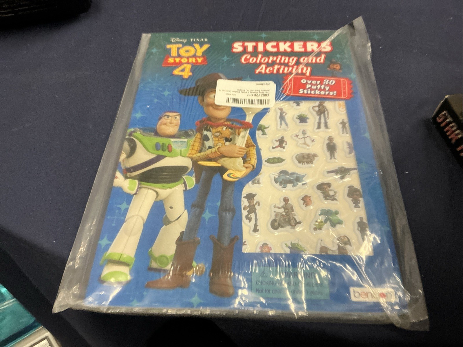 Toy Story 4 Stickers Coloring and Activity Book 3y+ Sealed