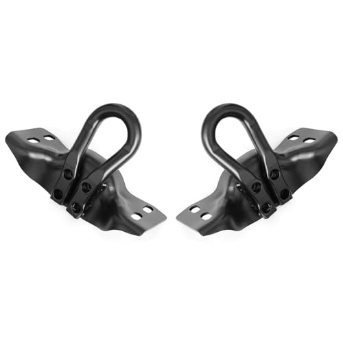 Front Bumper Tow Hooks – Compatible with 2017-2026 F-o-rd Super Duty F250 F350