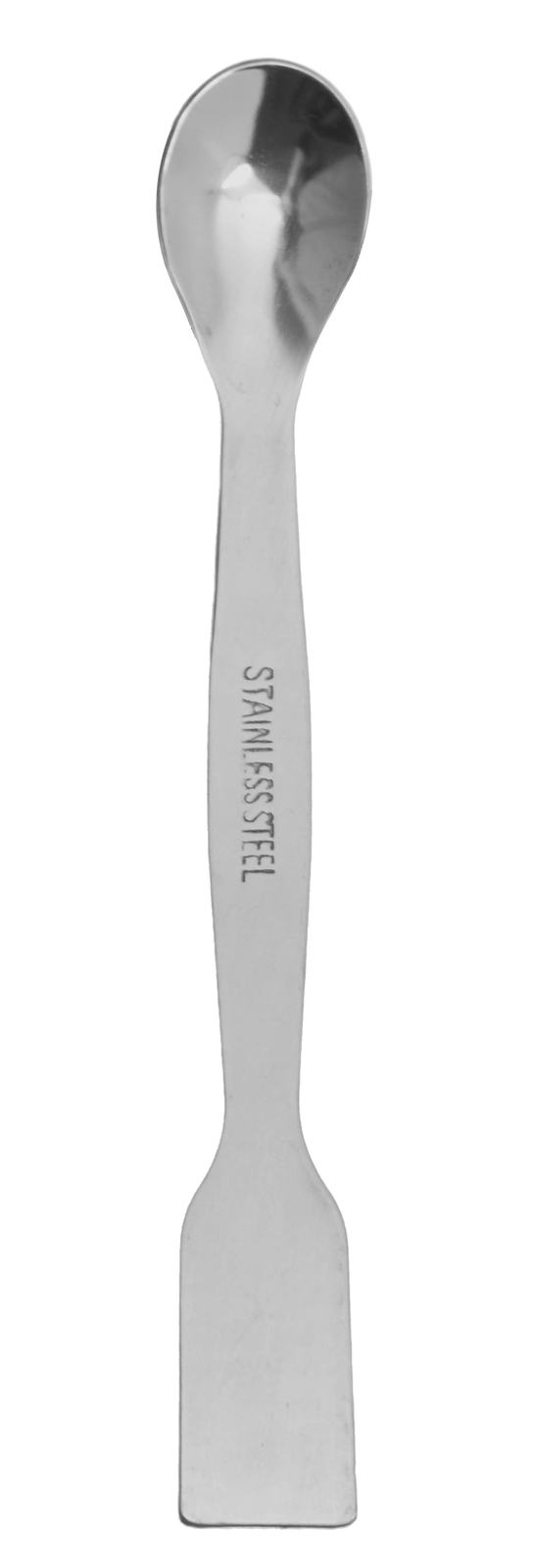 Scoop with Spatula, 5.9″ – Stainless Steel, Polished – Eisco Labs
