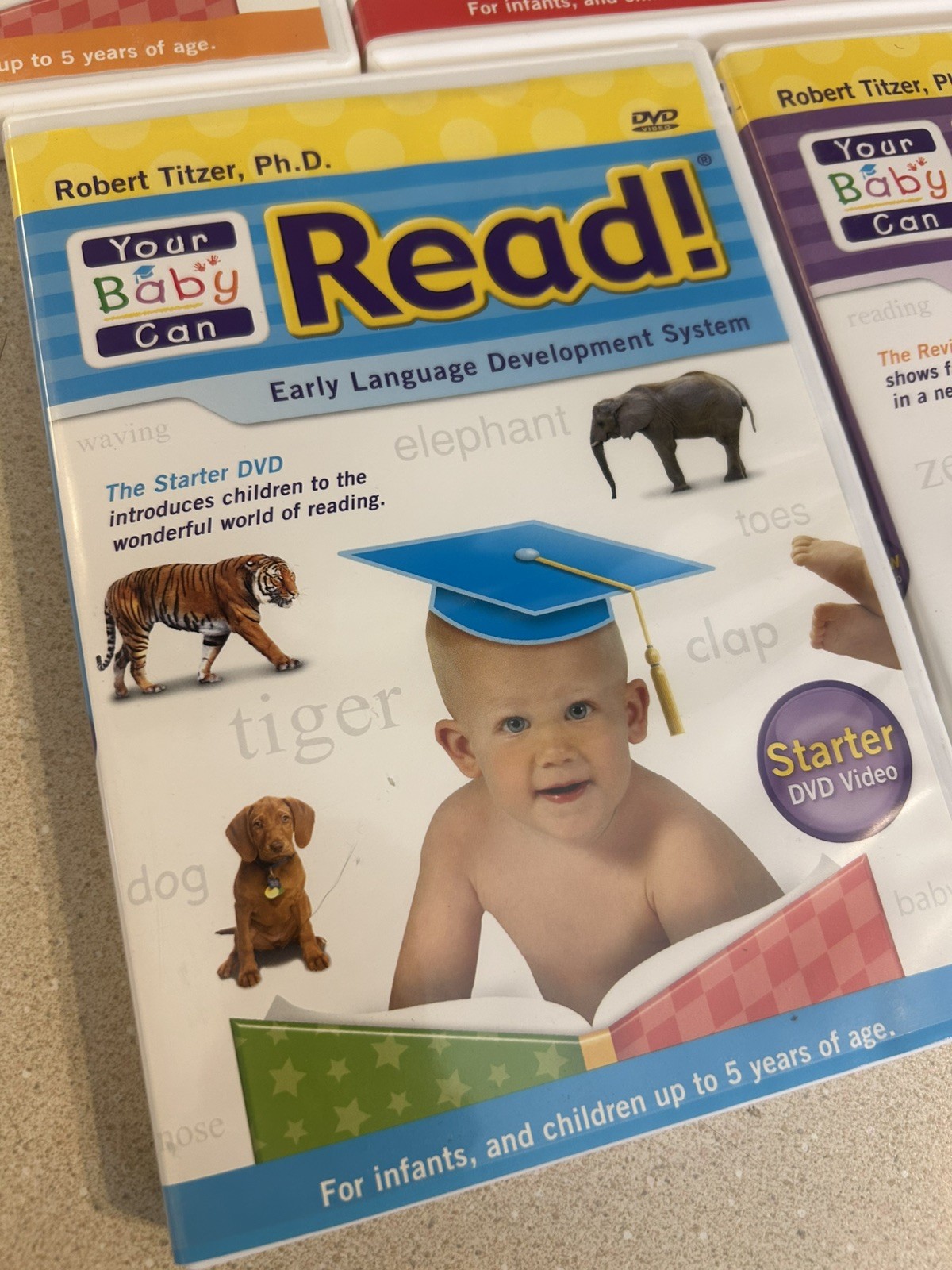 Your Baby Can Read Early Language Development System 5 DVD Set Interactive EUC