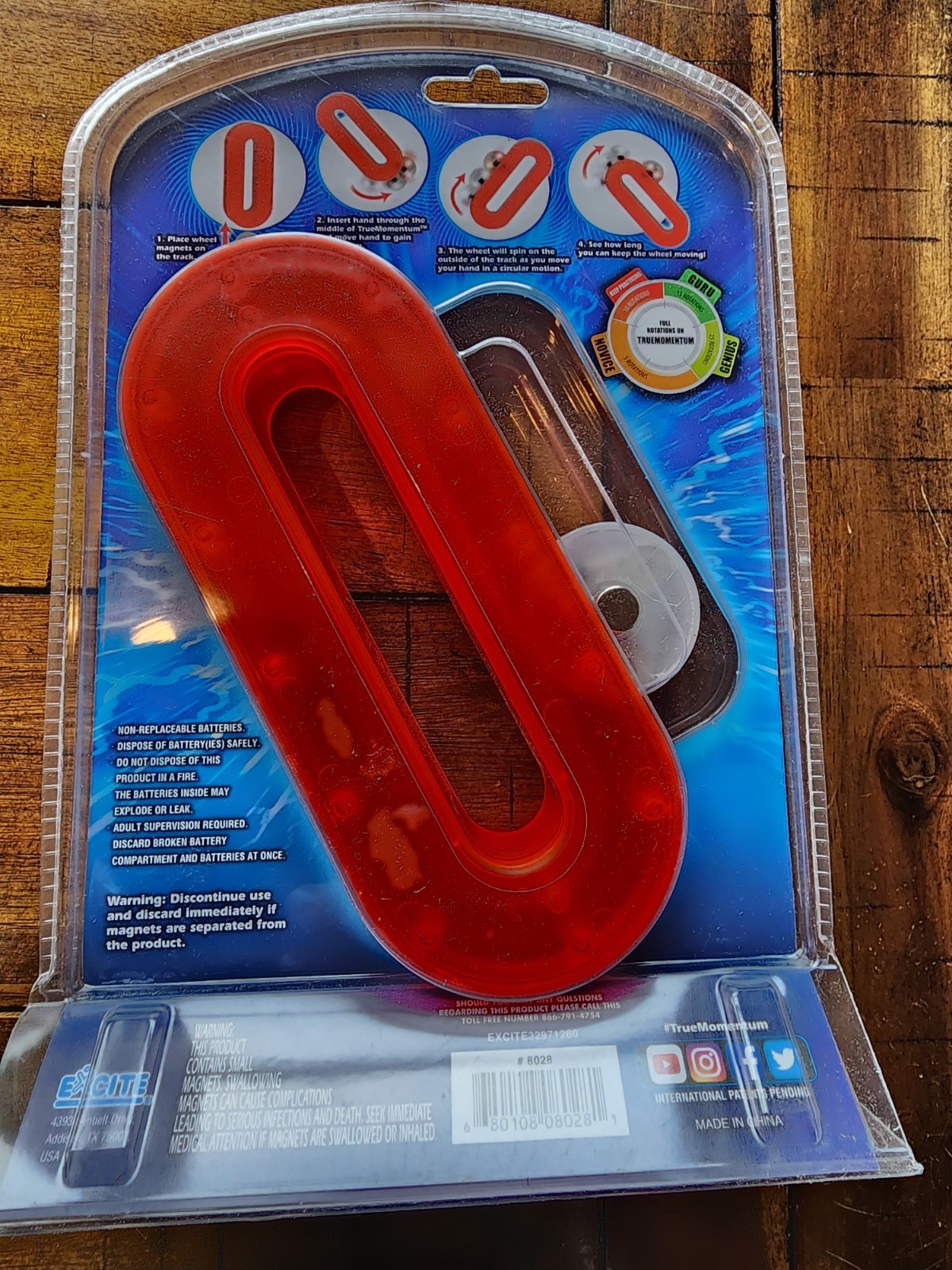 Excite True Momentum STEM Science Educational Toy Red Ages 8 and Up