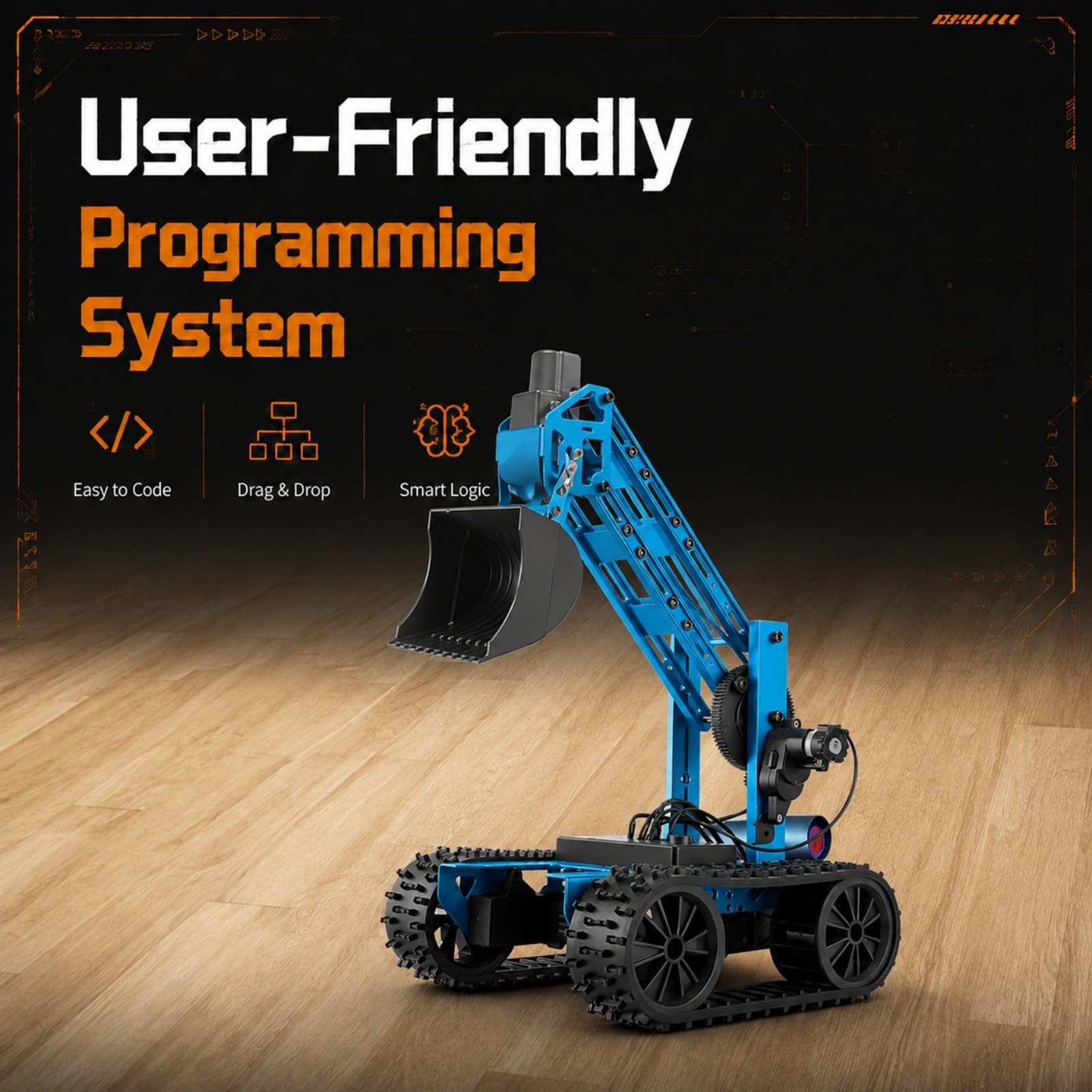Robotic Arm Kit, Robot Kit for Kids Age 8+,STEM Building Toys 4DOF Electronic…