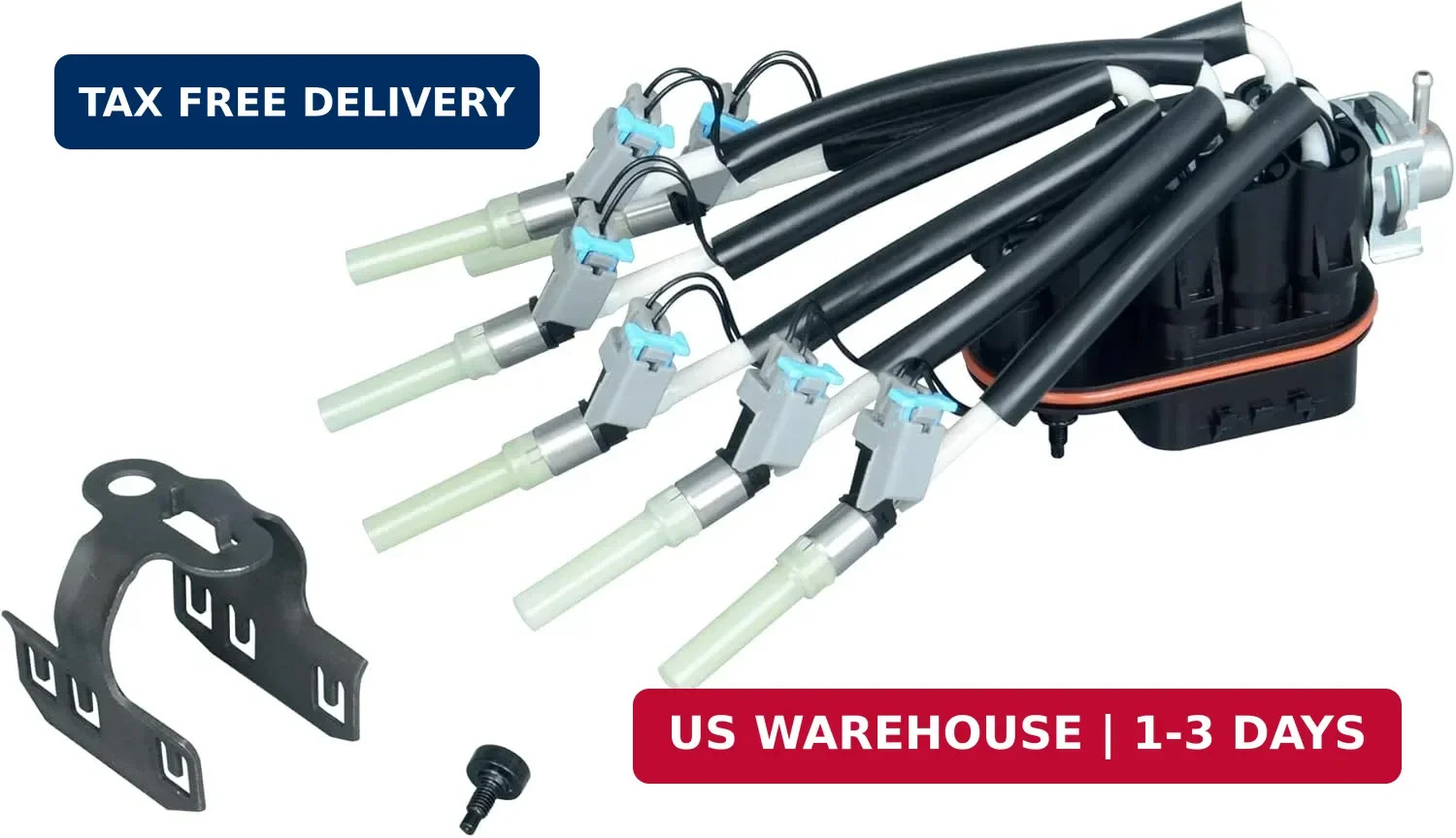 FJ503 Spider Injector Assembly w/Bracket Compatible with V6 4.3L GMC Jimmy