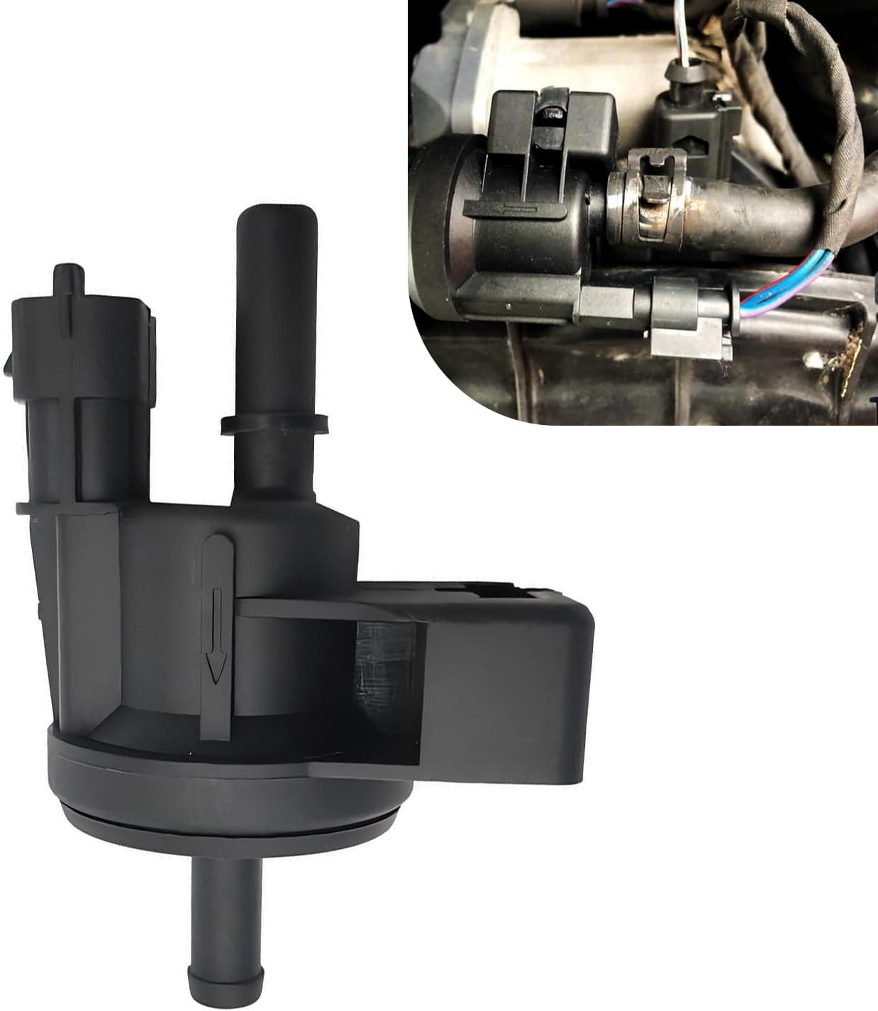 0280142519 Evap Vapor Canister Purge Valve Solenoid, Replace CU5A-9G866-AA, Comp