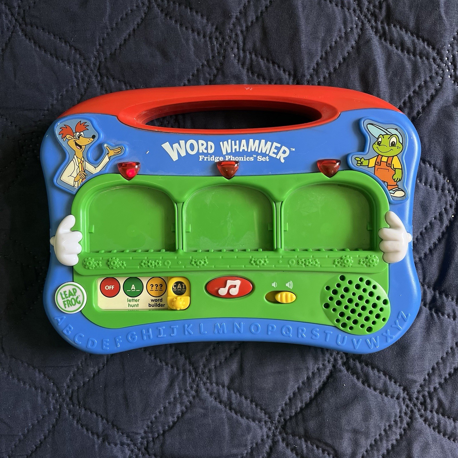 LeapFrog Word Whammer Magnetic Fridge Phonics Base ONLY Replacement 2004 Tested