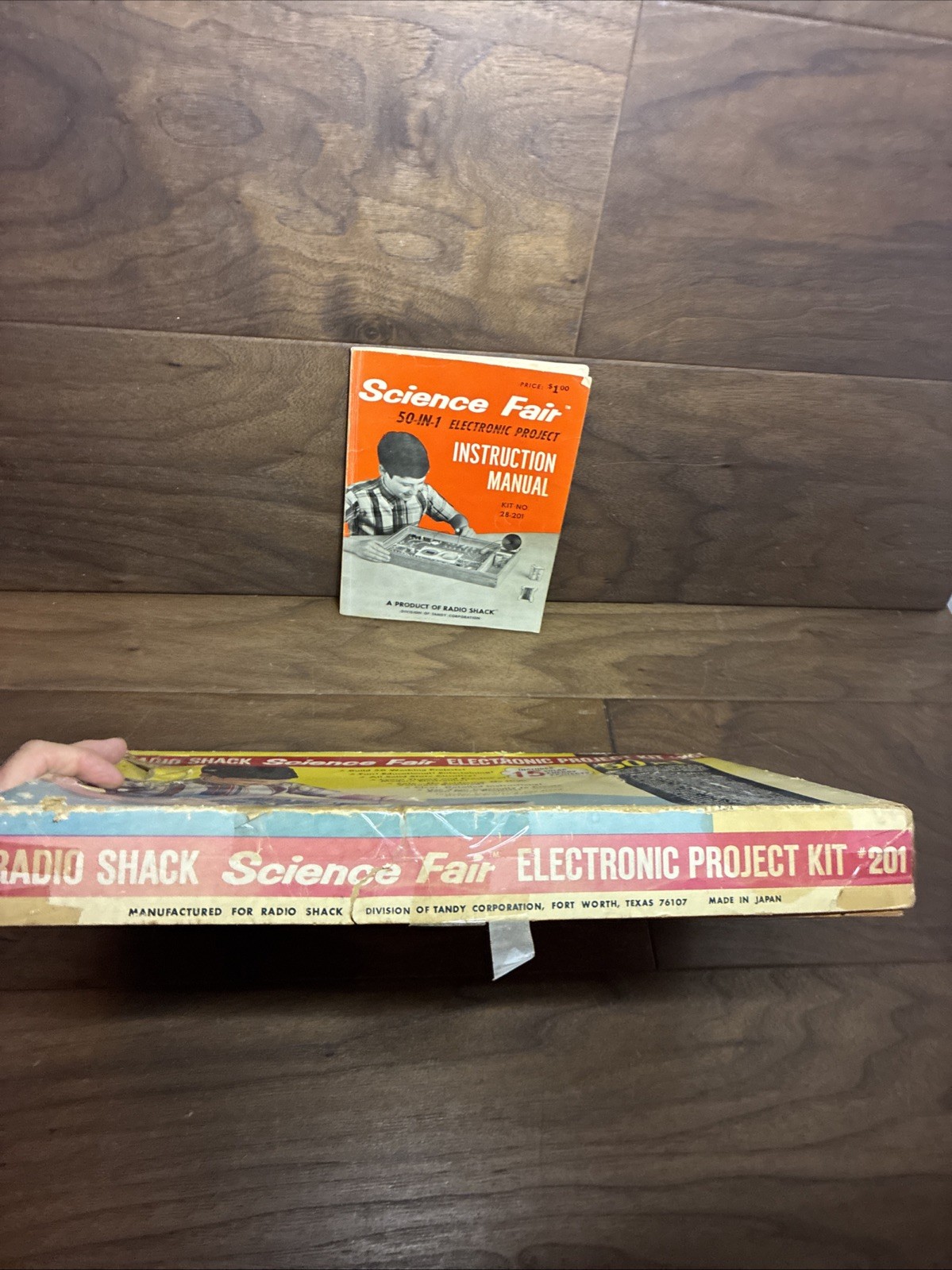 Vintage Radio Shack Science Fair Electronic Project Kit #201 1967 UNTESTED