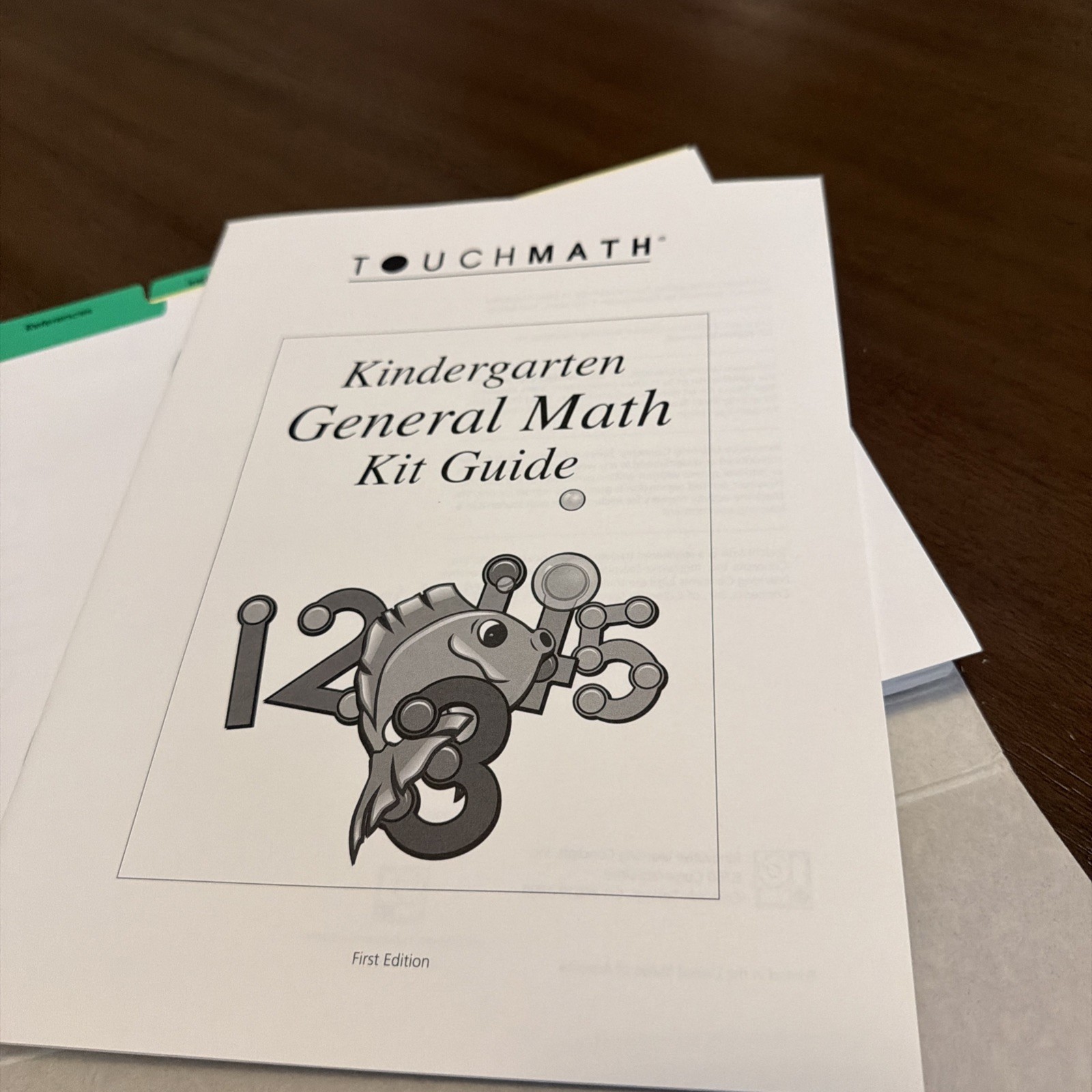 TouchMath – General Math Kindergarten – TM671 Complete – Copyright 2000