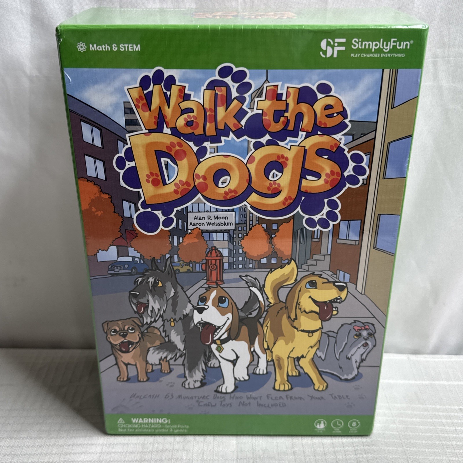 SimplyFun Walk The Dogs Educational Math STEM Game Multiplication Strategy NEW