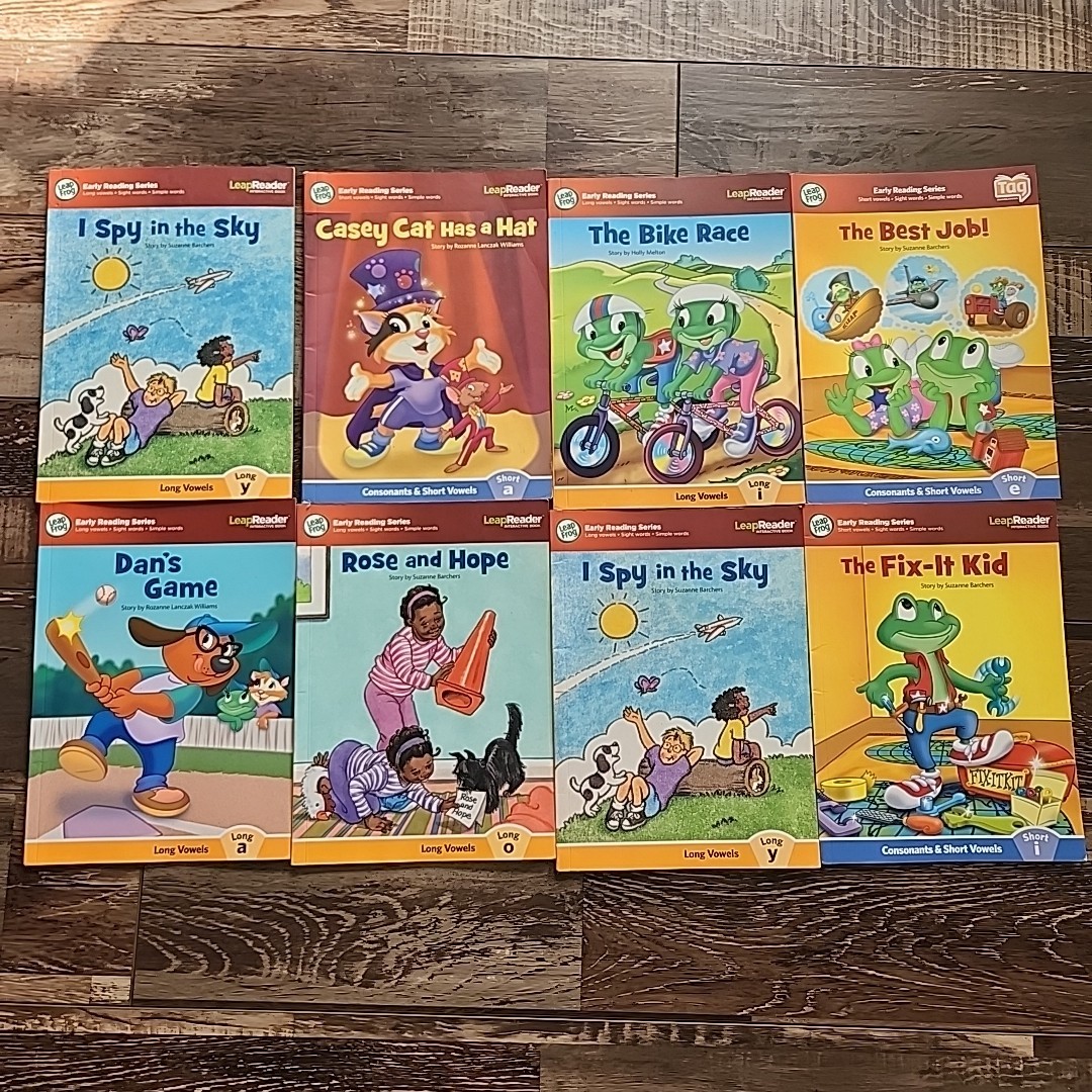 Lot of 15 Leap Frog Tag & Leap Reader Books – NO PEN – Hardcover & Paper Back