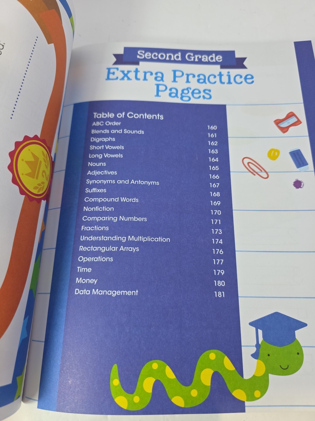 New Ready To Learn 2nd & 3rd Grade Workbook 150 Stickers Home School/work Ahead