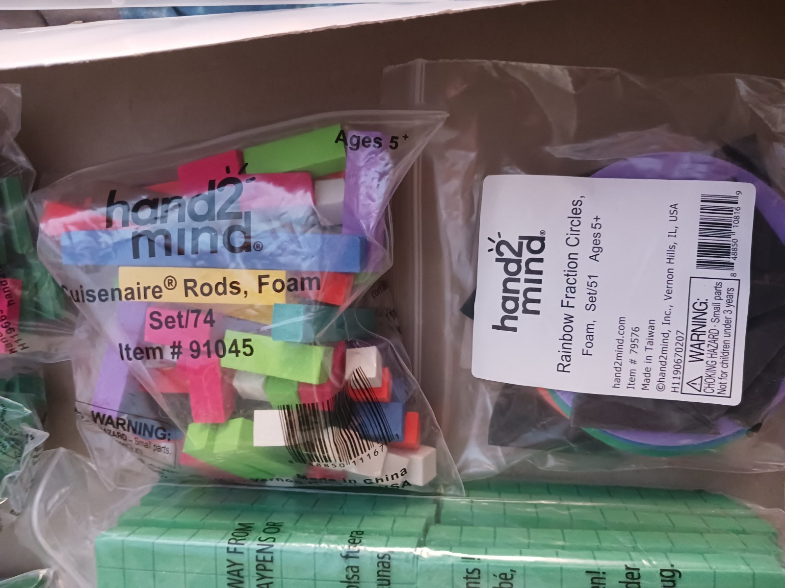 Hand2mind Math Manipulatives Kit – unknown if this is fully complete