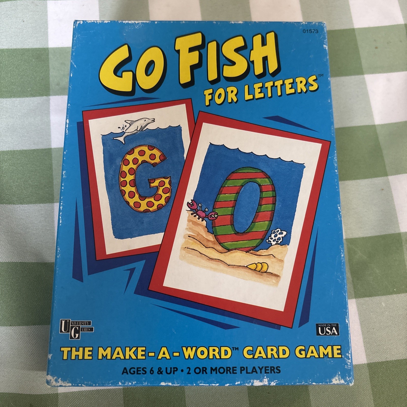 Go Fish For Letters The Make A Word Card Game University Games