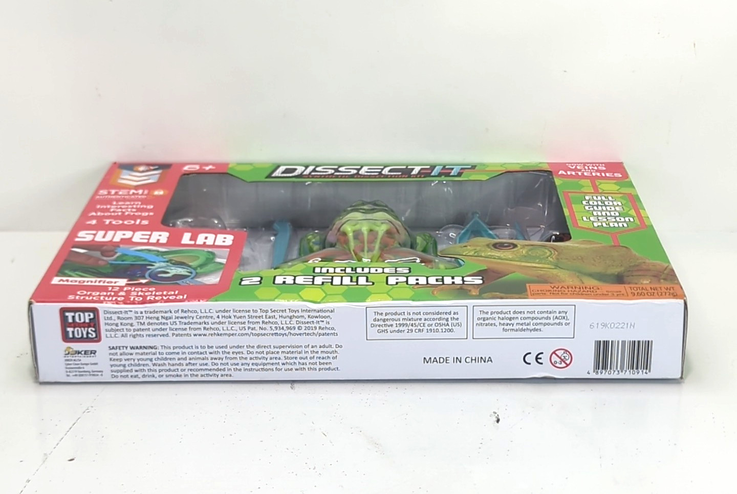 Rehco Toys 2019 STEM Dissect-It Frog Synthetic Dissection Kit New & Sealed NIB