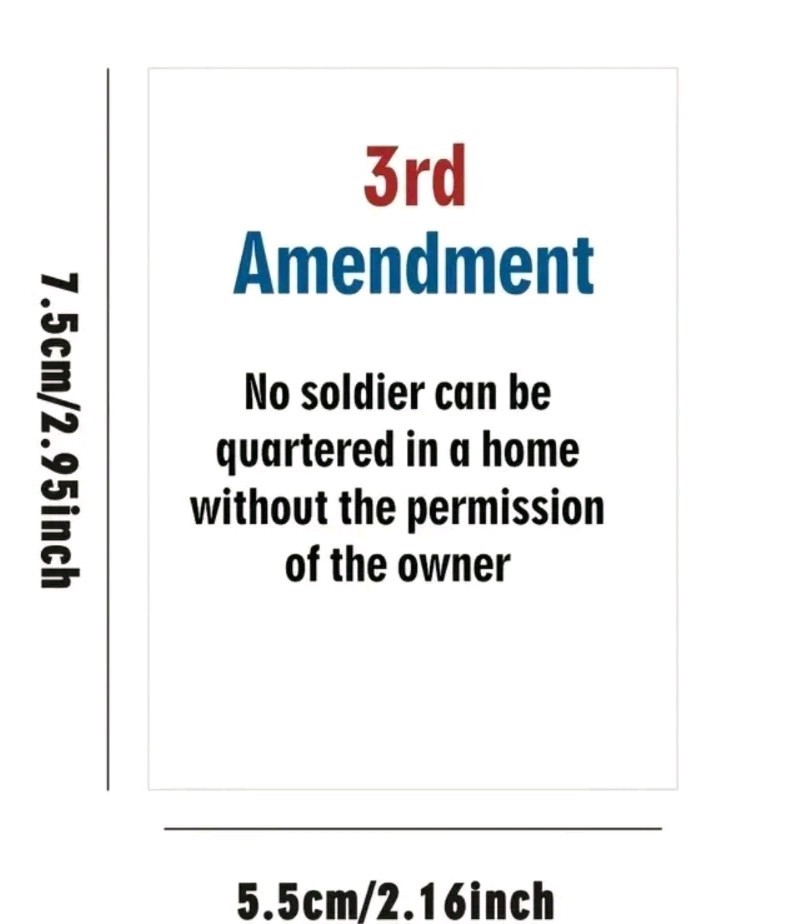 United STATES Constitution Amendments Study Flashcards Learning Aids CIVICS
