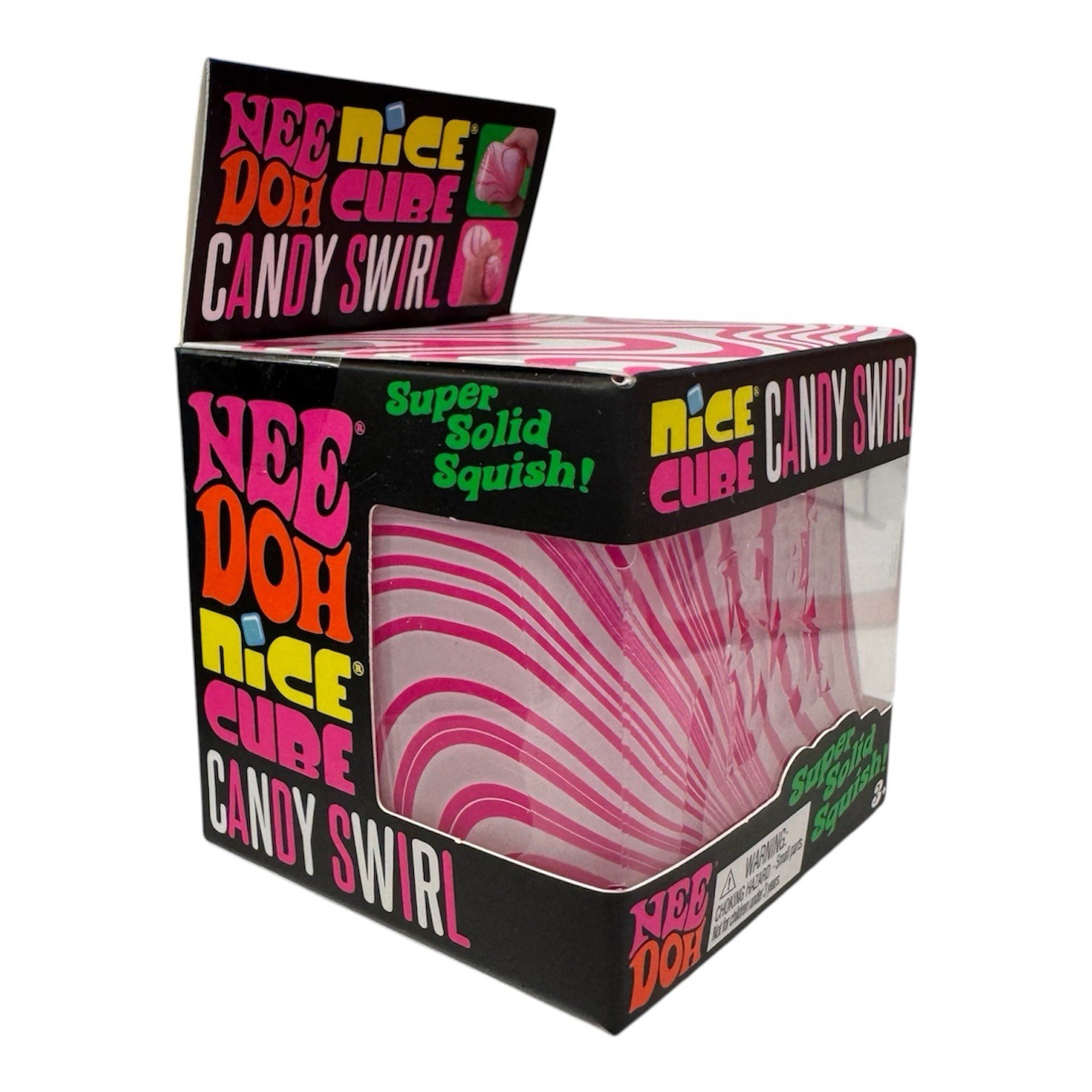 💗Authentic NEEDOH Nice Cube Candy Swirl NEE DOH Squeeze RARE 💗 Ready 2 Ship!