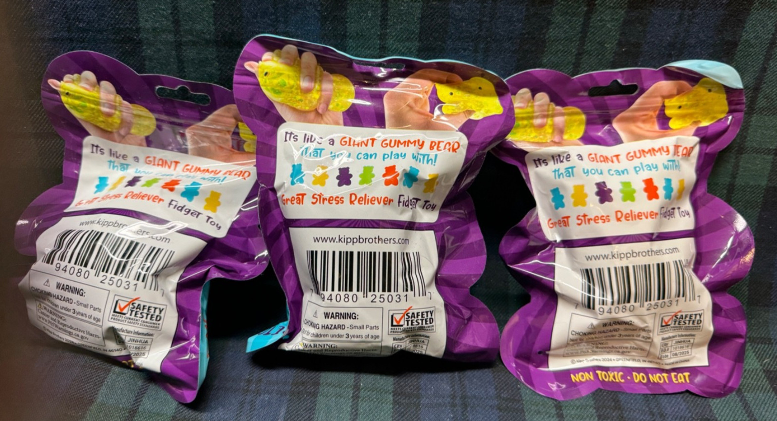 Fun Doh Squishy Bearz Fidget Bear 2 Pack