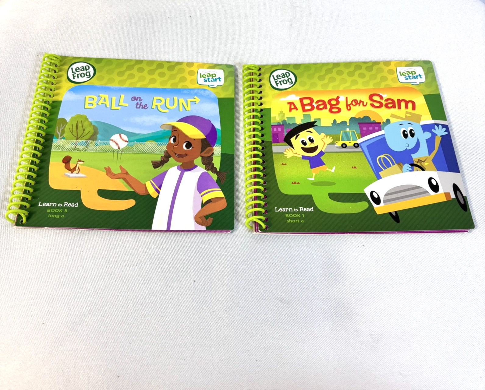 Leap Frog Leap Start Learn to Read Books Lot of 2 Aged 4-7 Short & Long A
