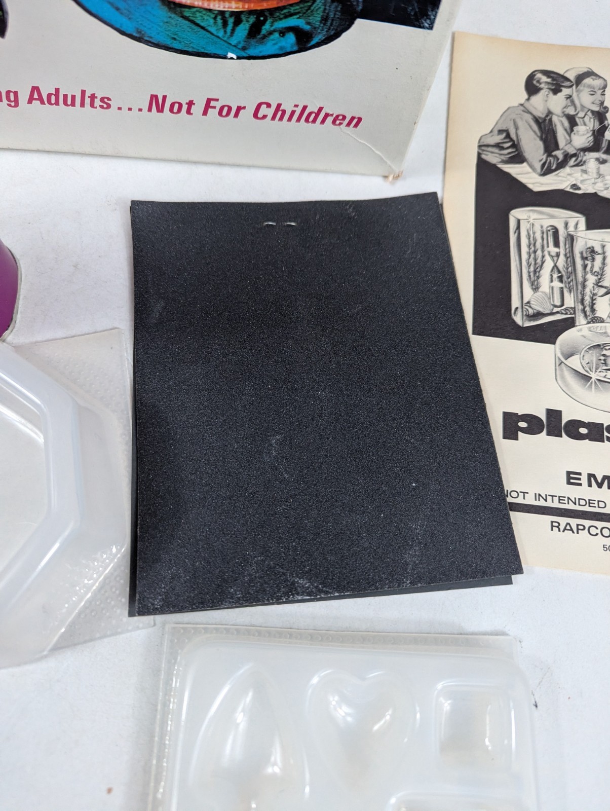 Vintage RAPCO Plasticast Embedding Starter Set Resin Craft Kit 1960s