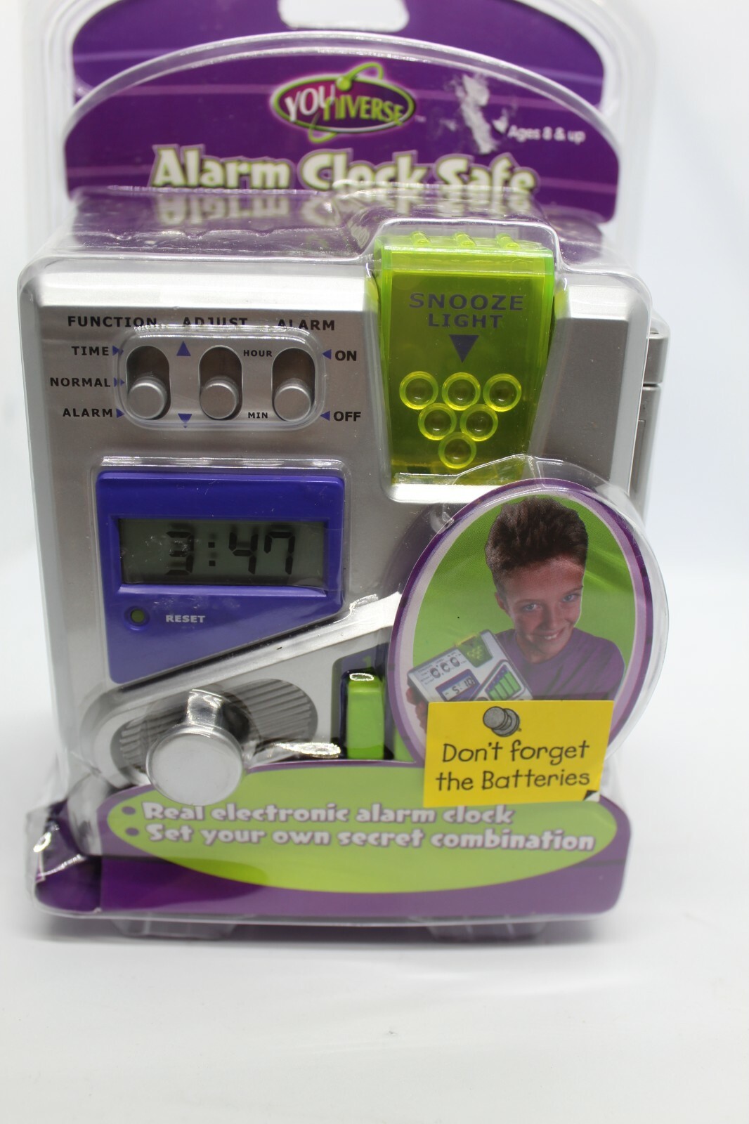 NIB Collector Toy 2004 YoUniverse Alarm Clock Safe Summit Learning Machine