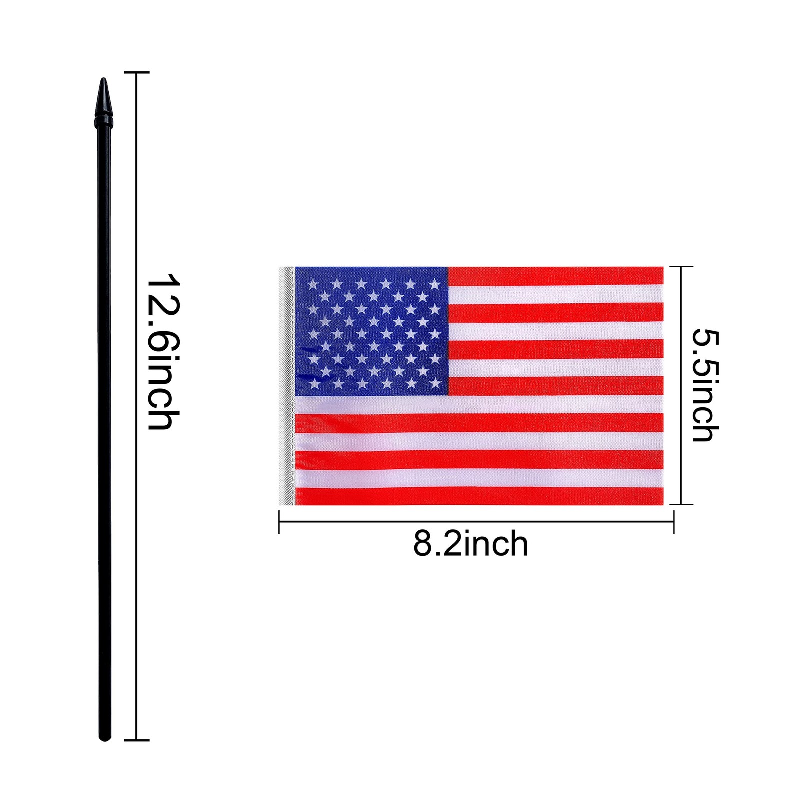 22 Pack Latin America Countries Stick Flags Set Small Mini Spanish Speaking H…