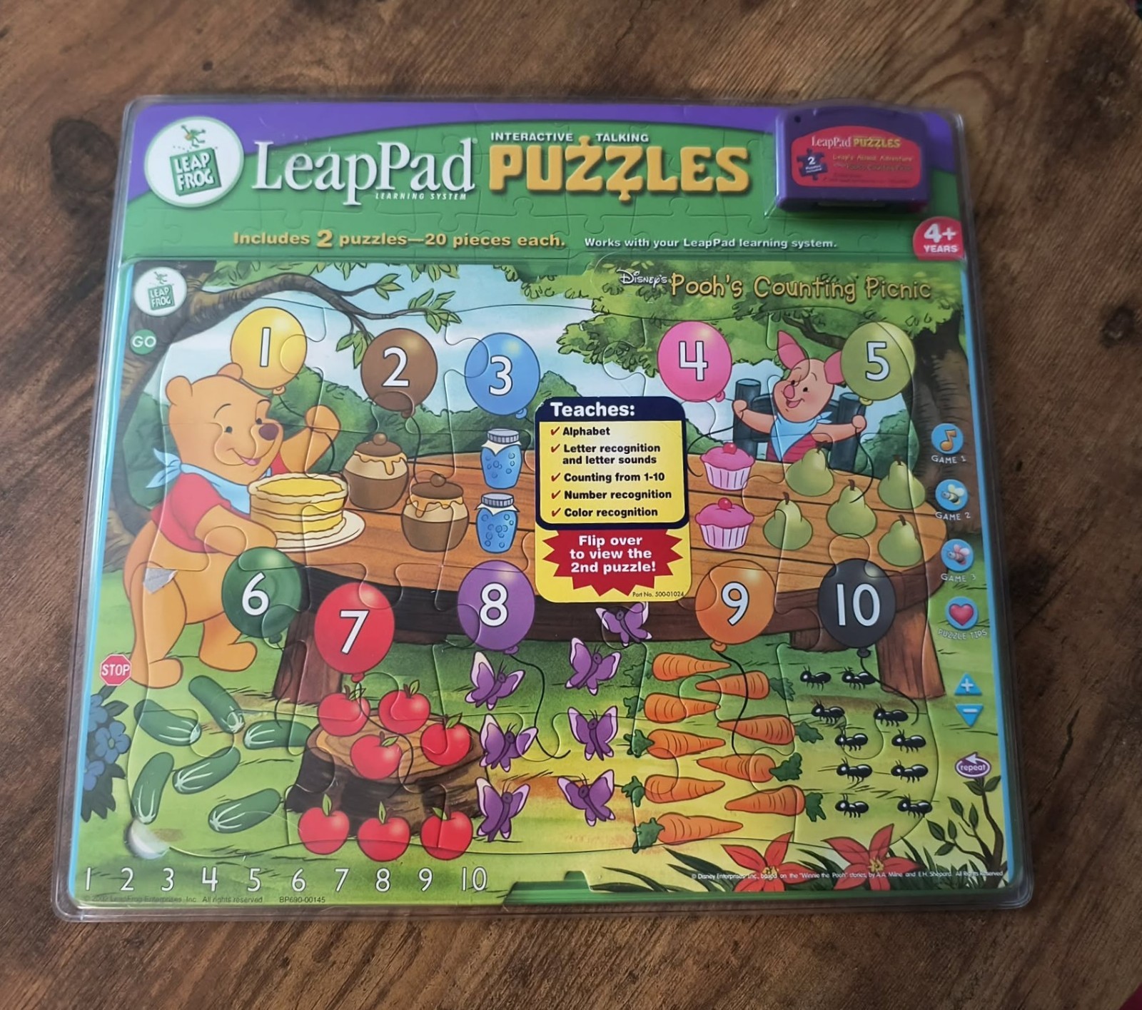 LeapPad Interactive Talking Puzzles “Winnie the Pooh’s Counting Picnic”