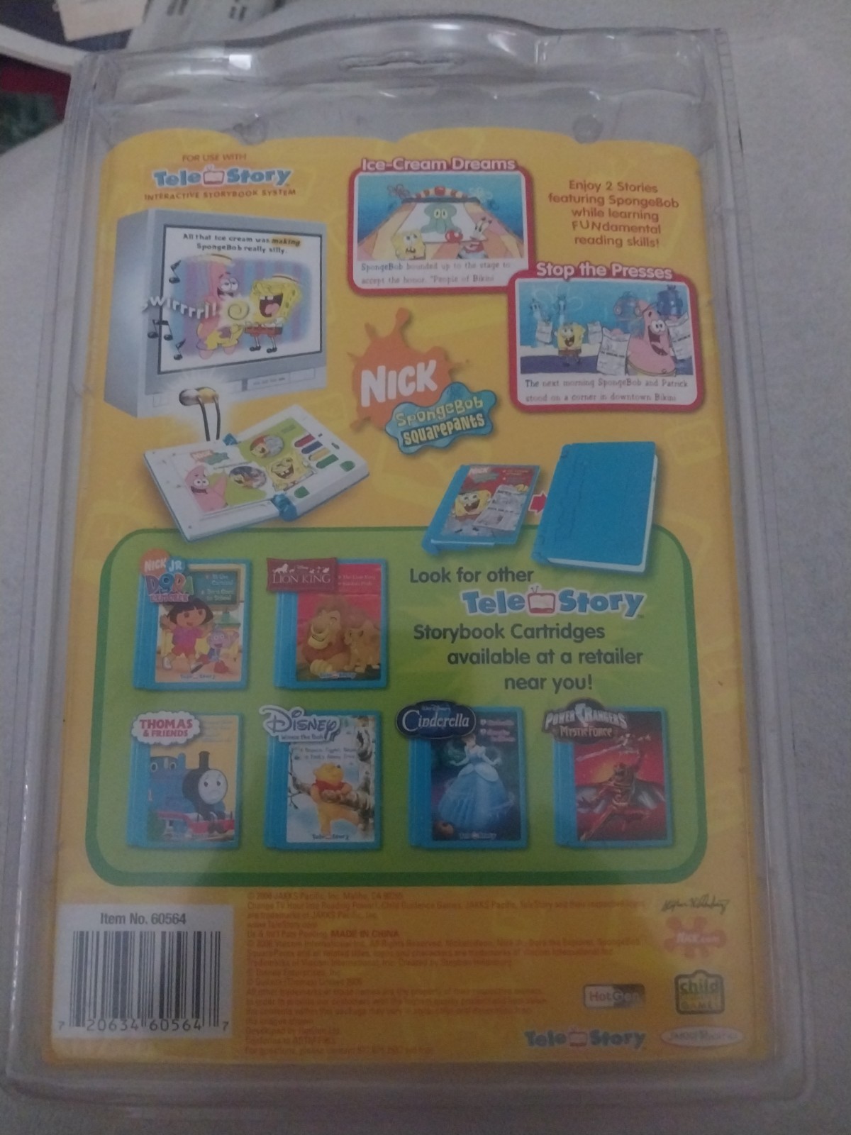 Spongebob Squarepants – Jakks Pacific Tele Story Storybook cartridge (2006)