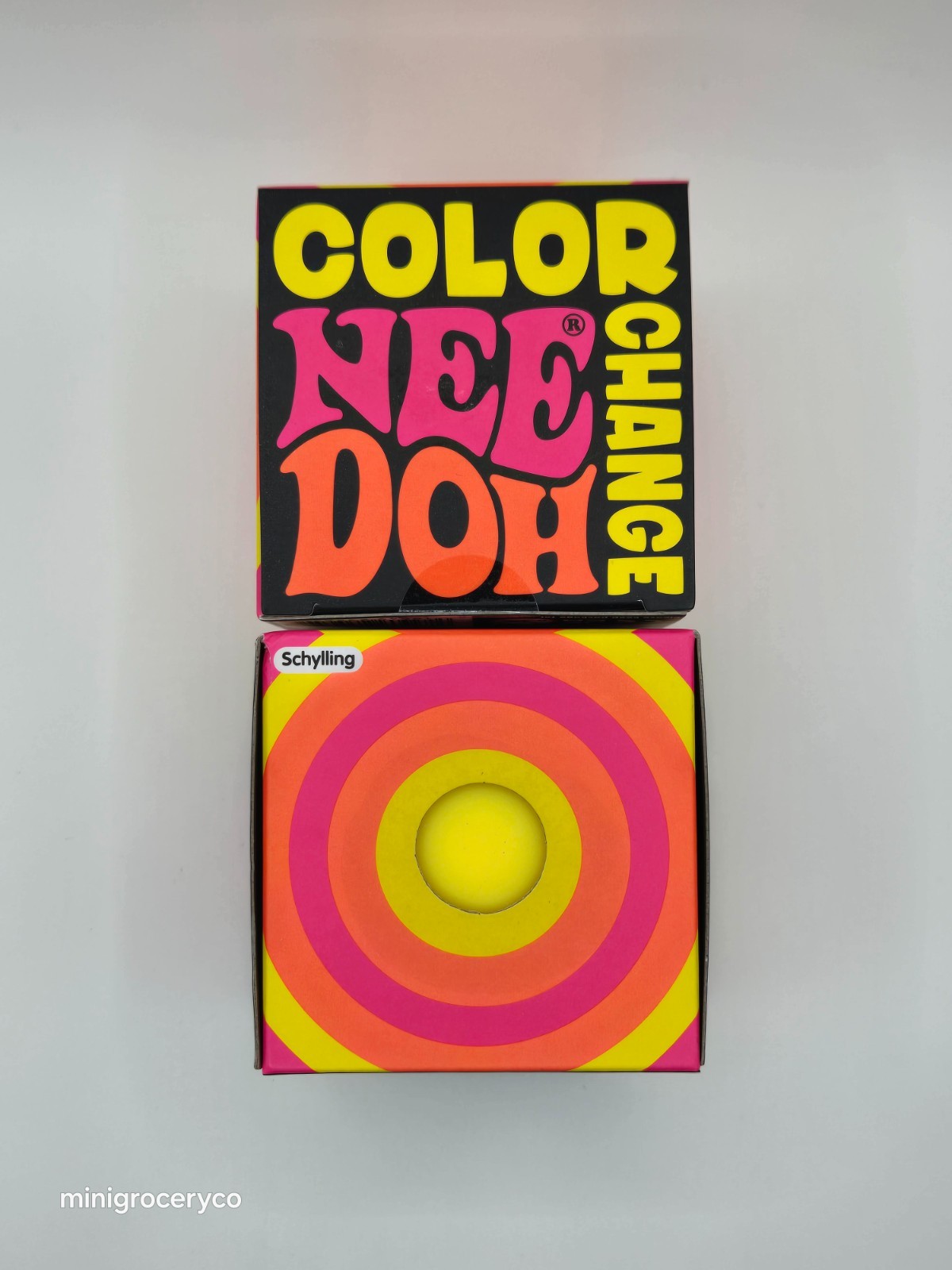 Yellow Needoh Color Change Squish Ball – Authentic