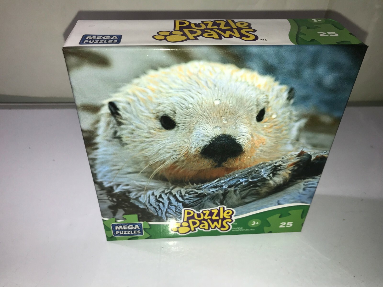 MEGA PUZZLES PUZZLE PAWS OTTER 25 PIECE AGES 3 PLUS NEW 11X11