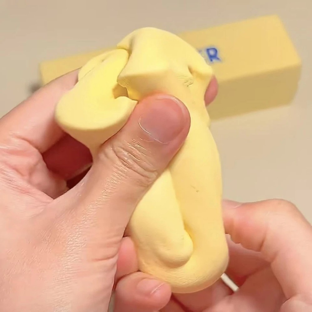 3pcs Butter Stick Squishy Fidget Toy Soft Stress Relief Adhd Anxiety Squeeze Au