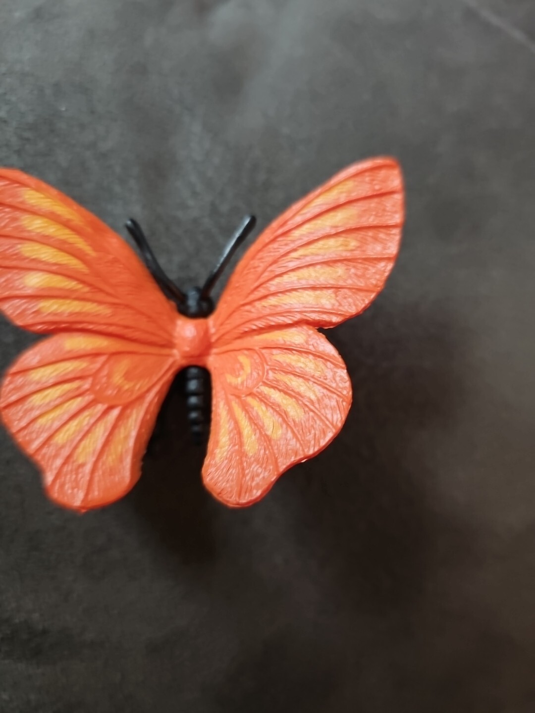 Unbranded Plastic Toy Orange Butterfly- 2.5 Inches