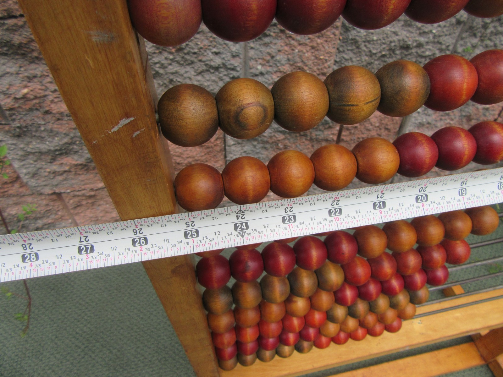 Vintage Springfield Education School Teacher Math Mathematics Wood Floor Abacus