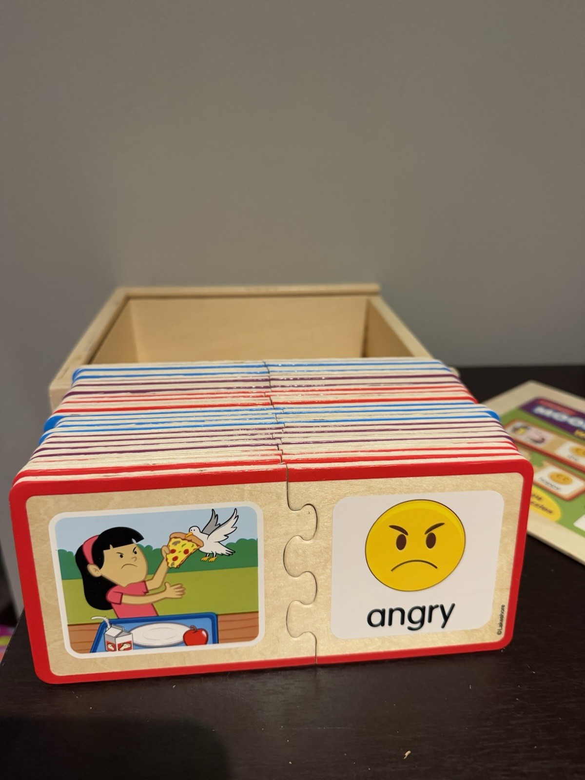 Lakeshore Moods And Emotions Wooden Match Ups 2 Pc Puzzles (24)
