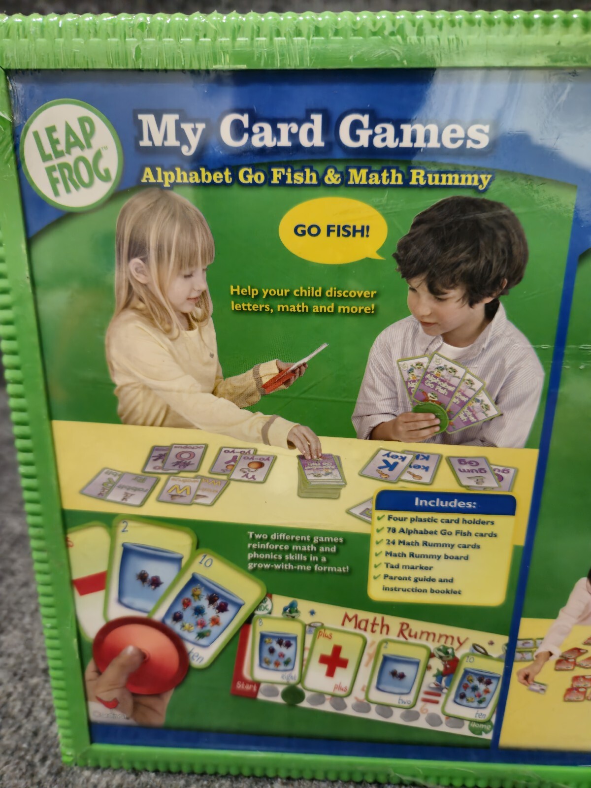 Leap Frog My Card Games MATH RUMMY & MEMORY MATE