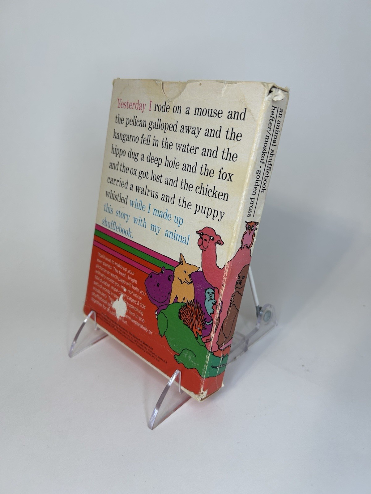 An Animal Shufflebook Cards By Richard Hefter Martin Stephen RARE Vintage 1971