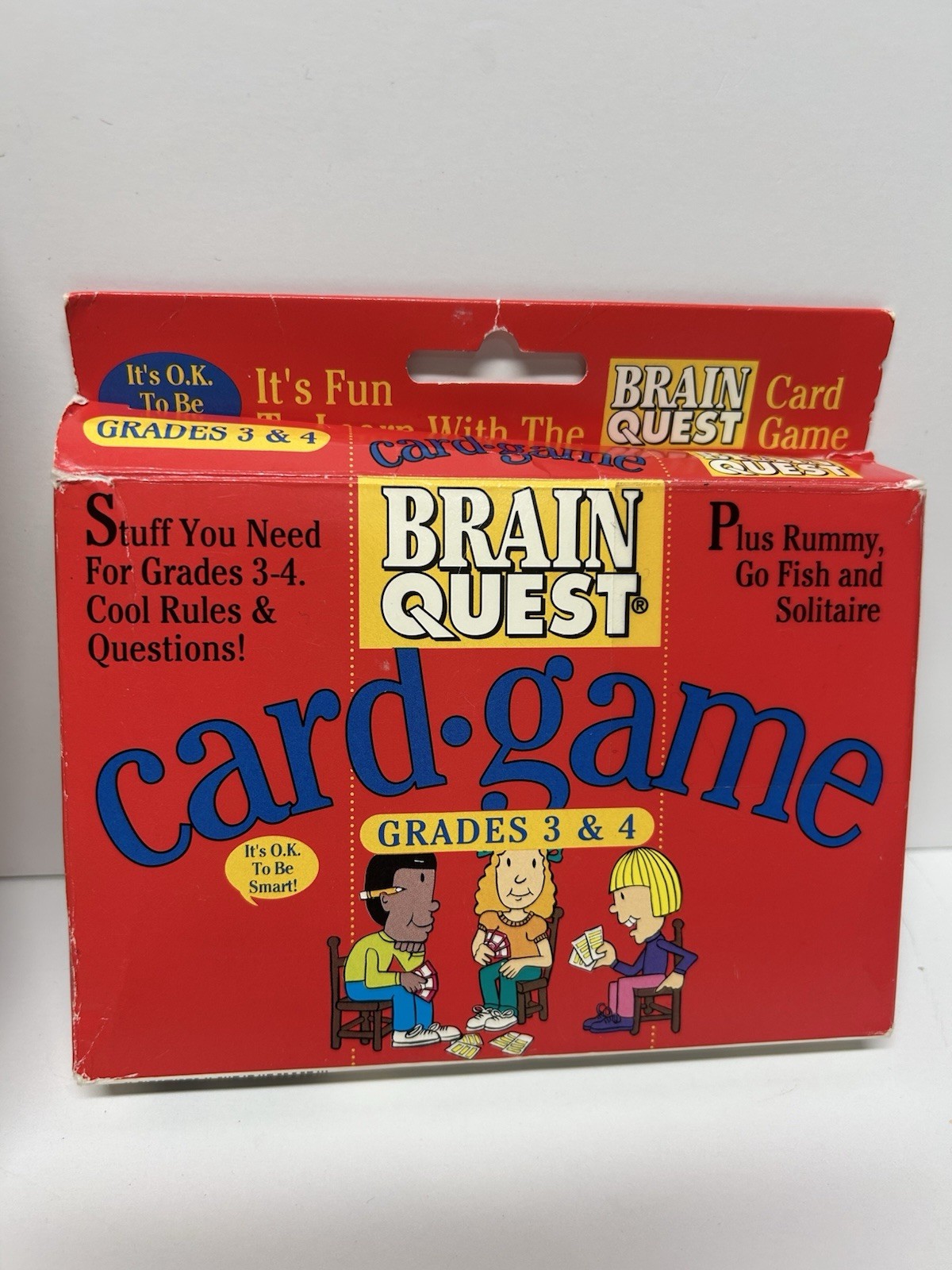Vintage BrainQuest 3rd,6th&7th Grade Cards 1500 Q&A plus 3rd/4th Grade Card Game
