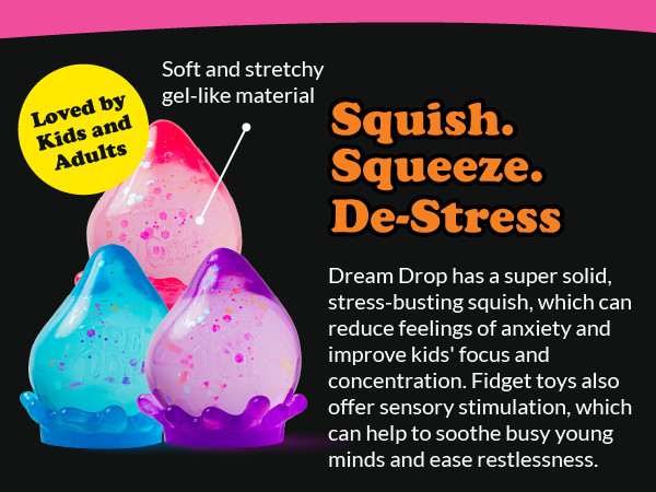 Schylling NeeDoh Dream Drop – Sensory Squeeze Toy with Dreamy Smooth Squeeze