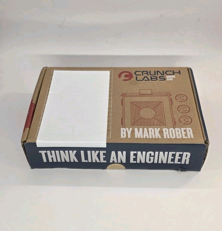 CrunchLabs Mirror Bank Build Box by Mark Rober – Open Box
