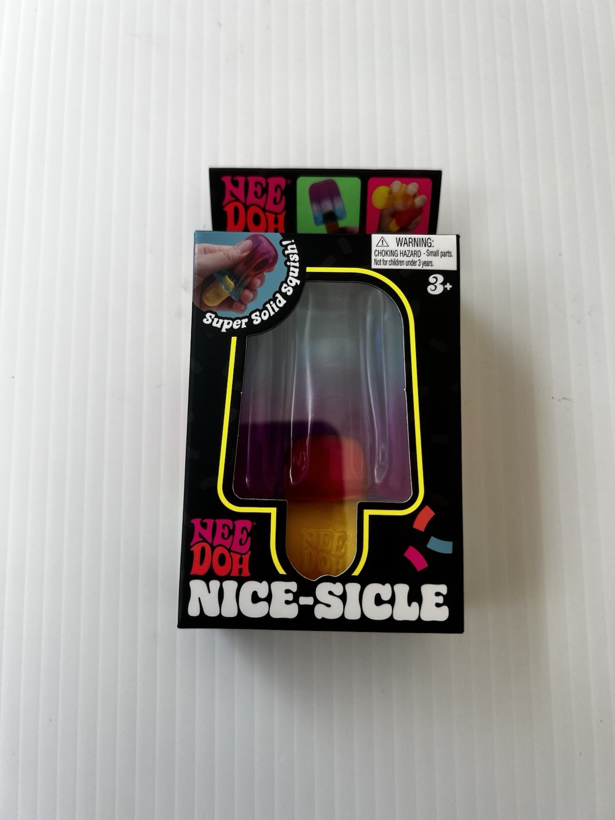 VIRAL NeeDoh Nice-Sicle Popsicle Fidget Squishy Purple Pink – AUTHENTIC New