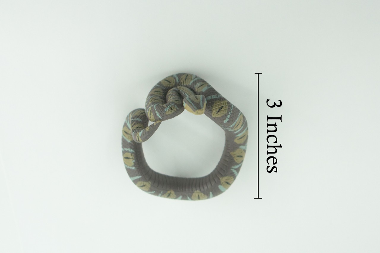 Python Snake Bracelet, Realistic Snake Wrist Band, Plastic, Gift, 3″ RI69 B663