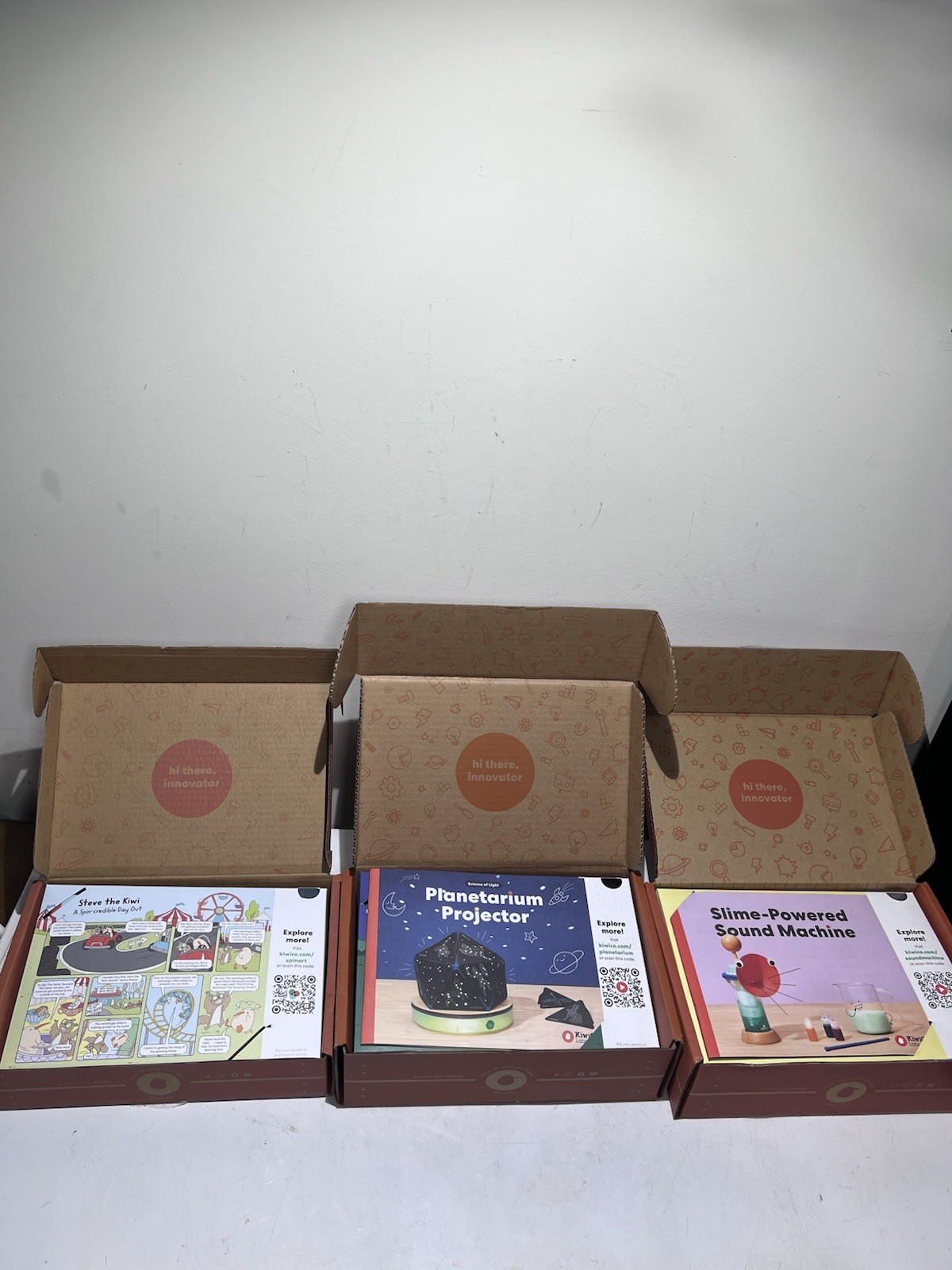 KiwiCo Labs Lot of 3 STEM Science Engineering Kits Ages 9+. New Open Box
