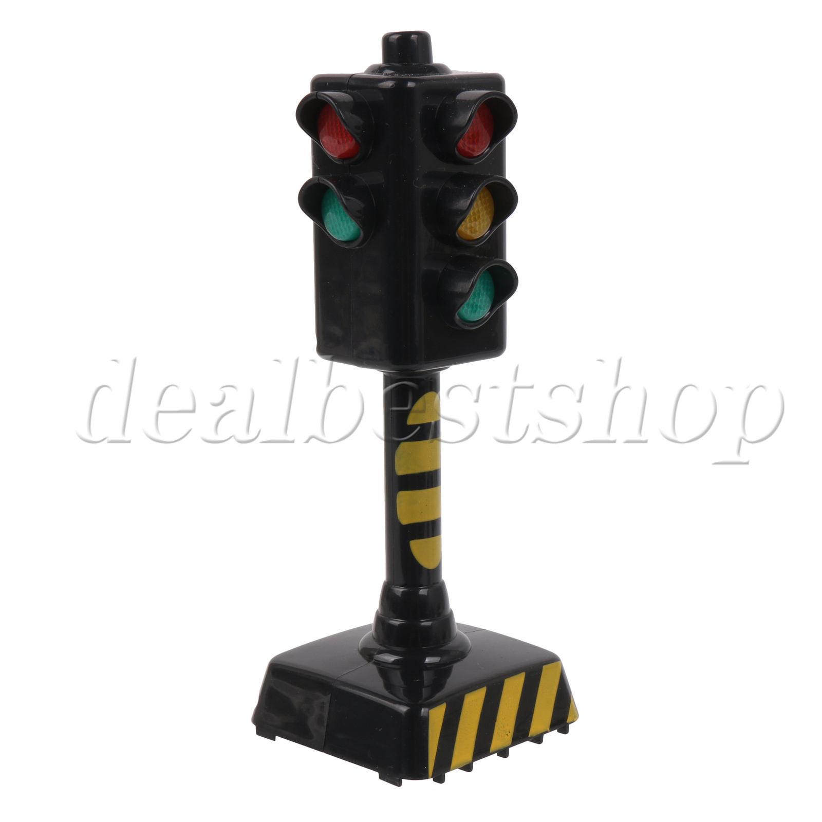 Black RC Traffic Signal Voice Traffic Light Simulation Toy Model Puzzle Safety
