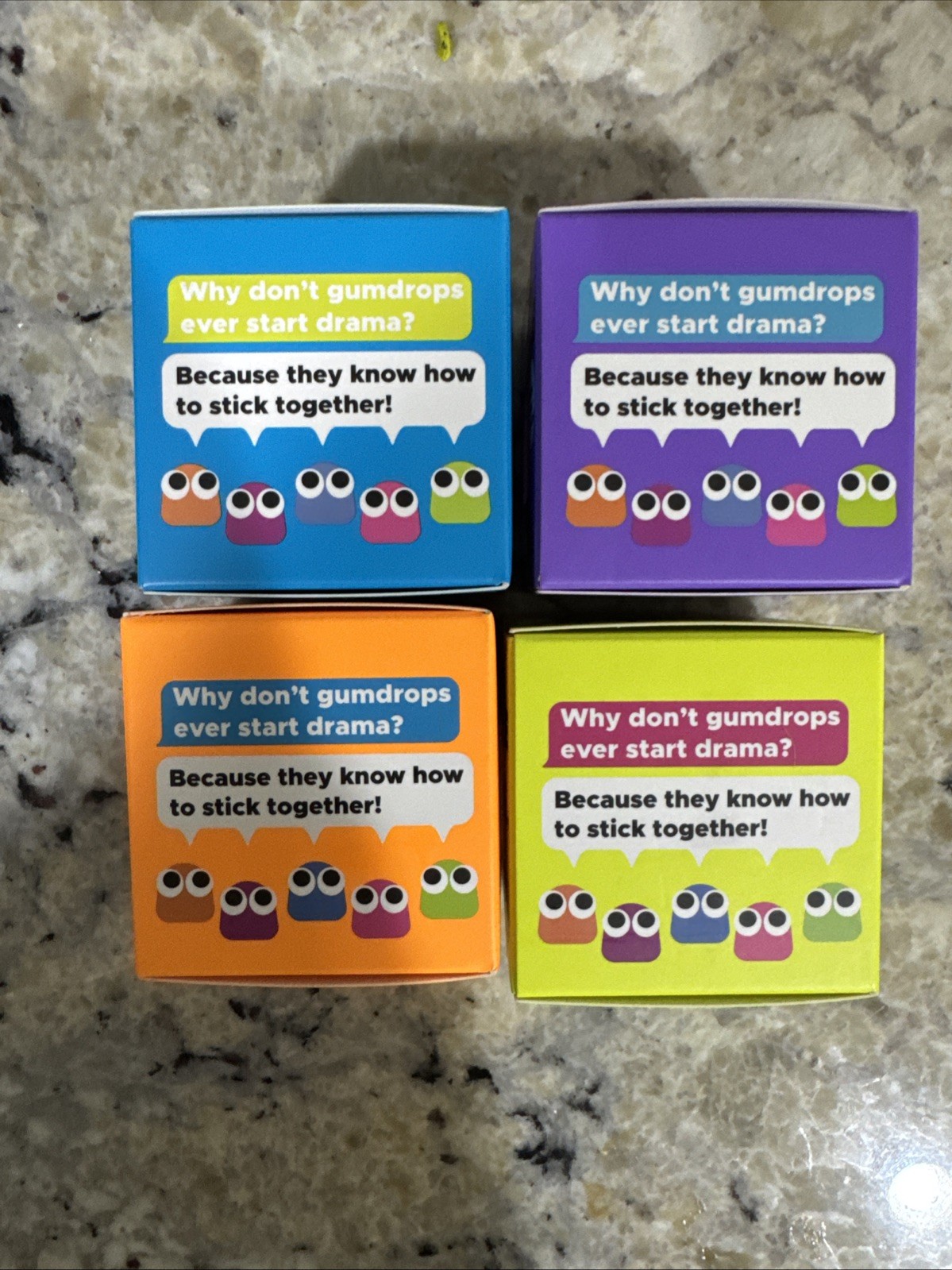 Target J’adore Gumdrop Squishy LOT OF 4, Purple, Orange Blue Lime New Bundle