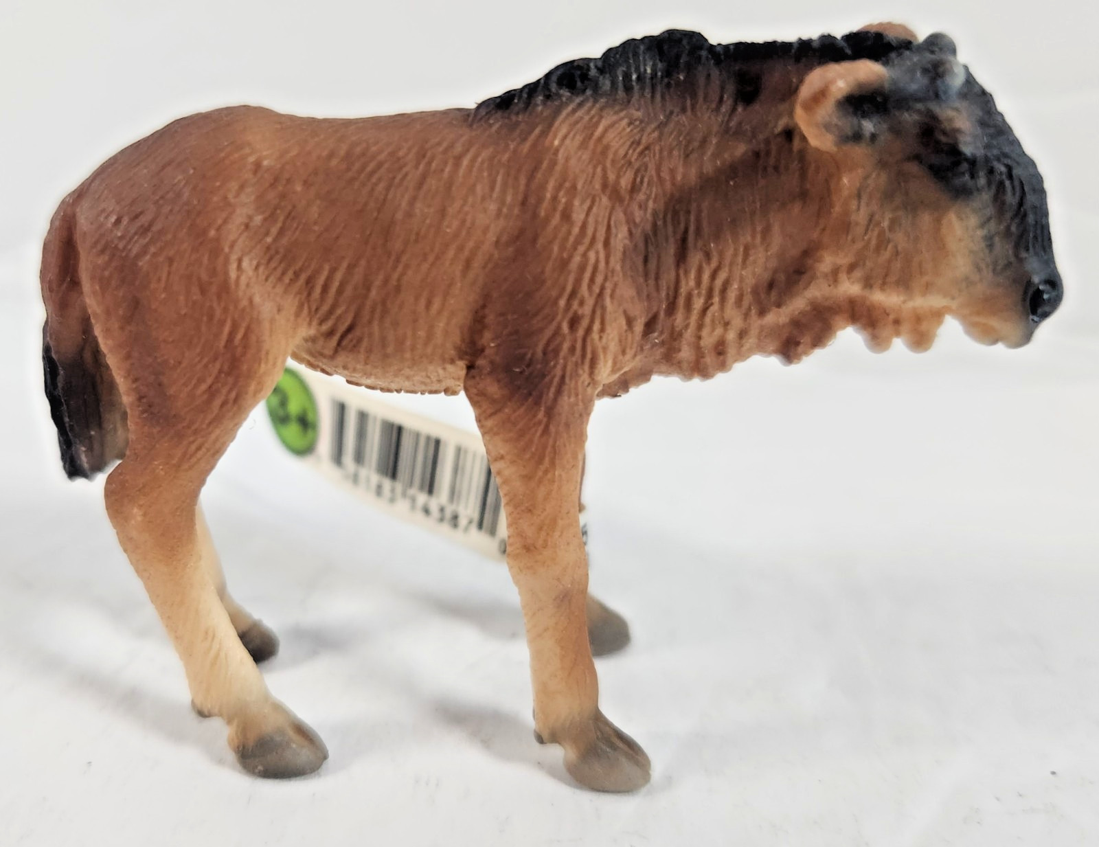 SCHLEICH GNU CALF WILDEBEAST WILD ANIMAL ZOO PLASTIC 3.” NWT VINTAGE 2000 NOS