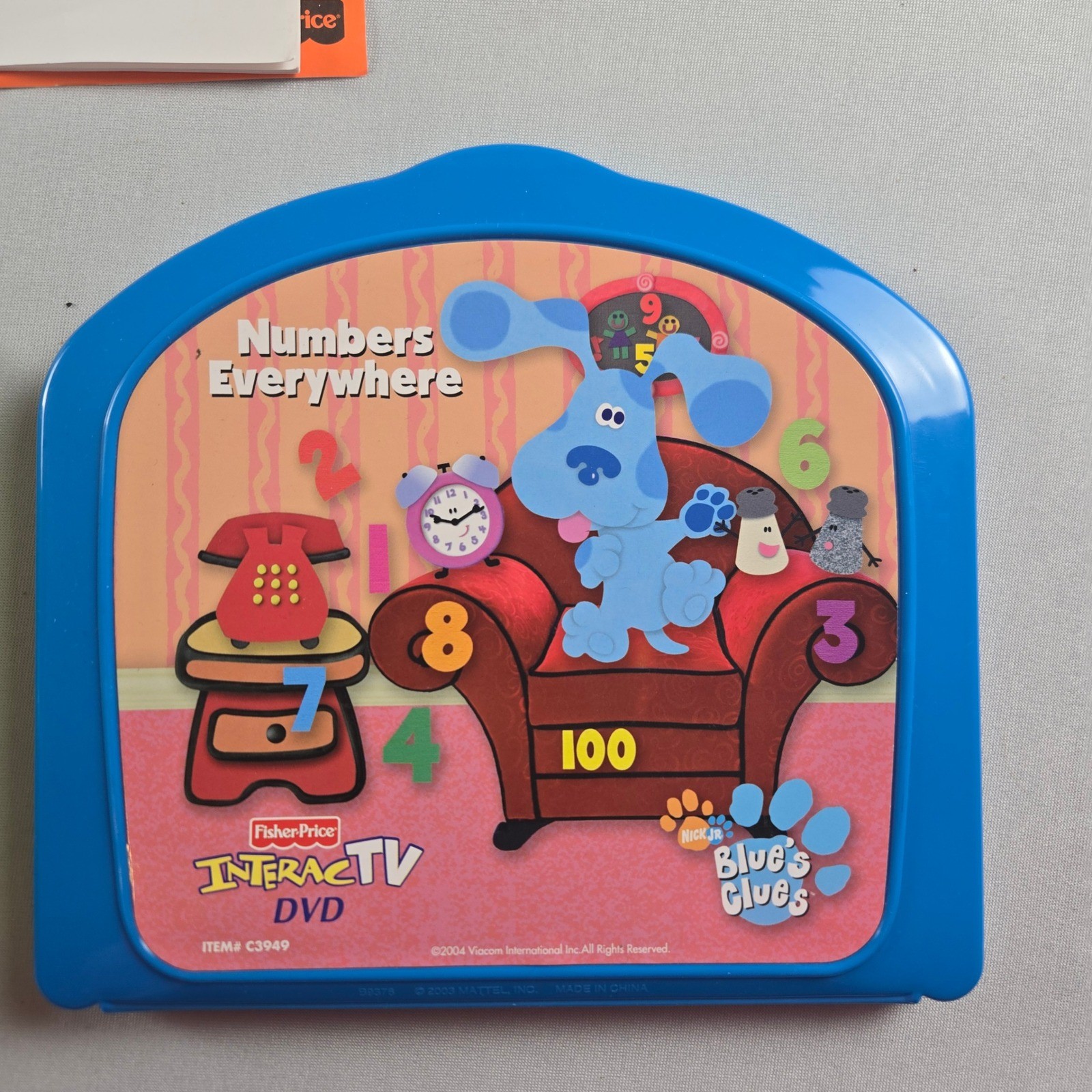 Fisher Price InteracTV Learning System Bundle 6 Games Blue’s Clues Dora Barney