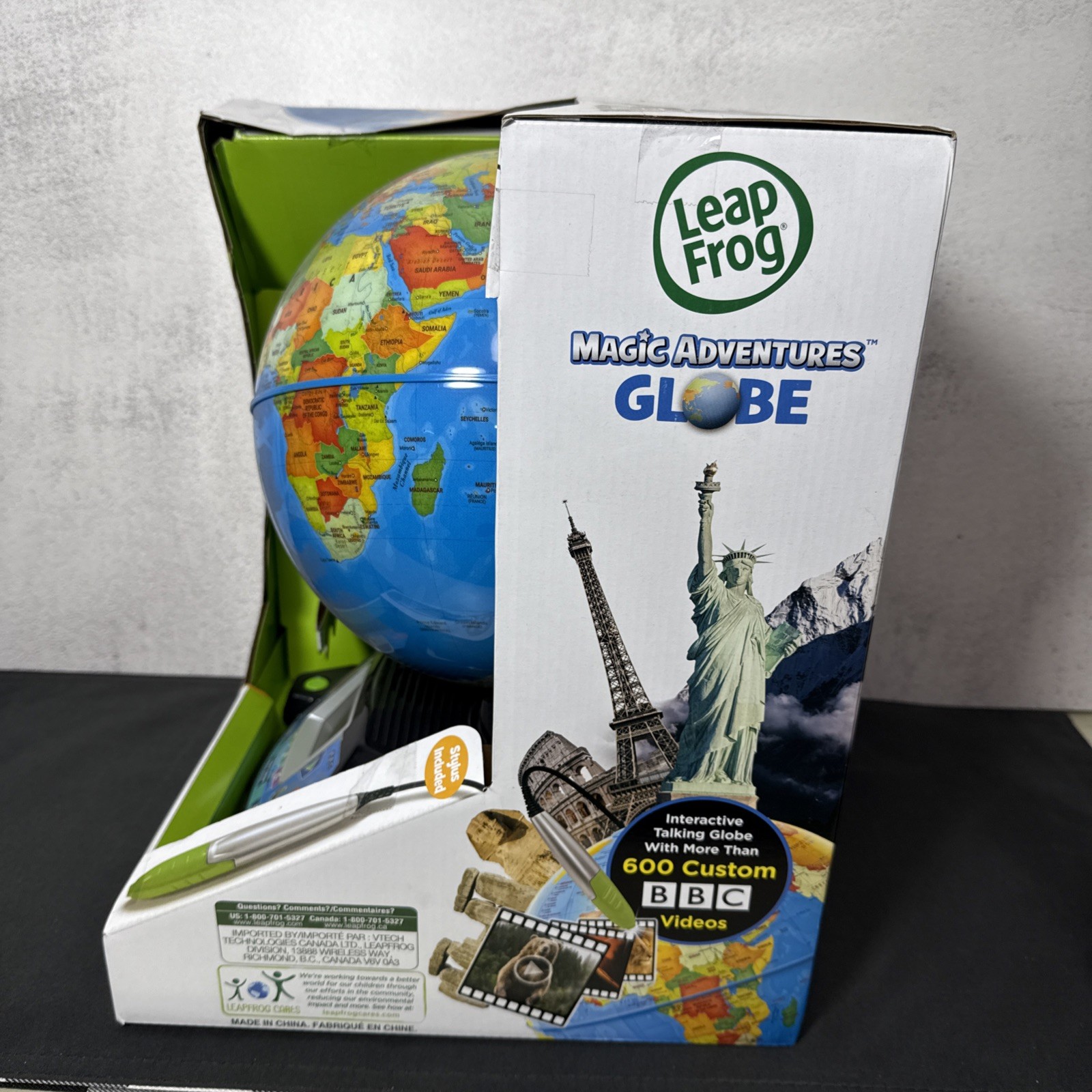 Leap Frog Magic Adventures Globe Stylus Included Ages 5+ LeapFrog STEAM Toy NEW