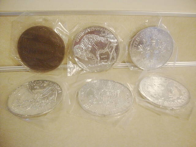 BIG Teaching Dime Store Plastic Coins Penny Nickel Dime Quarter Half & Dollar HK