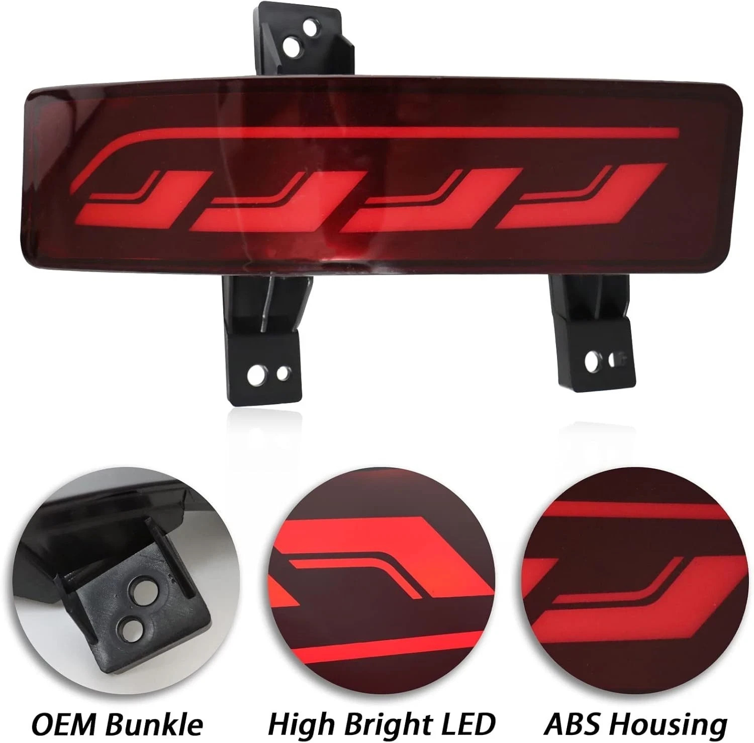 Full LED Rear Bumper Reflector Fog DRL Kit for 2020-2022 Honda CRV CR-V Touring